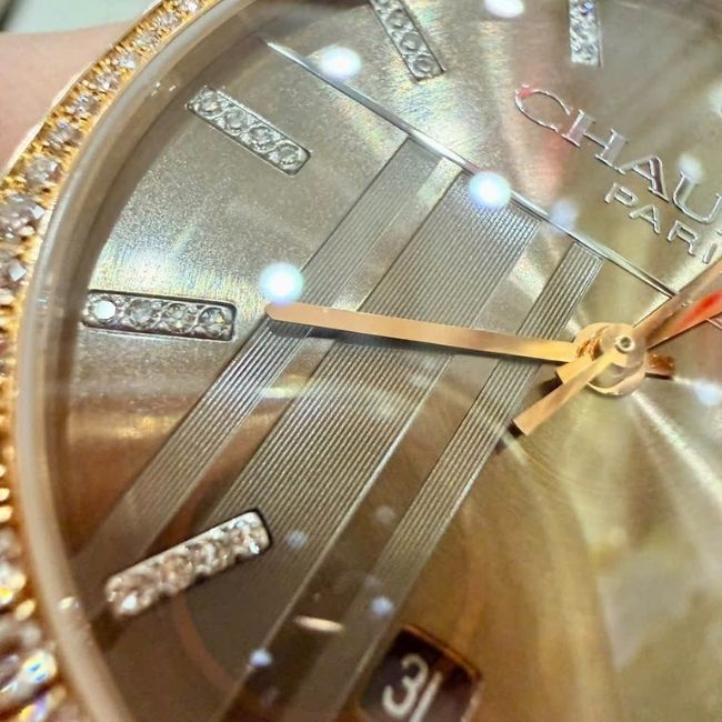 Chaumet 1247 Pave Diamonds 18k Rose Gold 3 Chaumet 1247 Pave Diamonds 18k Rose Gold 3