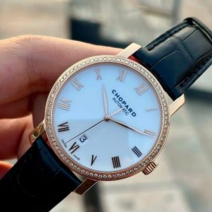 Chopard Classic 171278 White Dial 40mm Rose Gold 18k Diamond 1