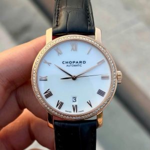 Chopard Classic 171278 White Dial 40mm Rose Gold 18k Diamond 2