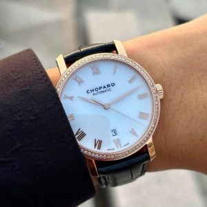 Chopard Classic 171278 White Dial 40mm Rose Gold 18k Diamond 7