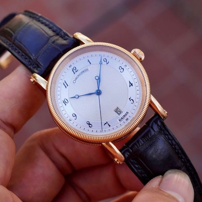 Chronoswiss Kairos vàng đúc 18k 38mm White Dial 2 Chronoswiss Kairos vàng đúc 18k 38mm White Dial 2