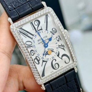 FM 1200 MoonPhase White Gold Diamond 1