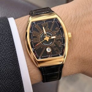 FM Vanguard V41 Rose Gold 18k Black Dial 1