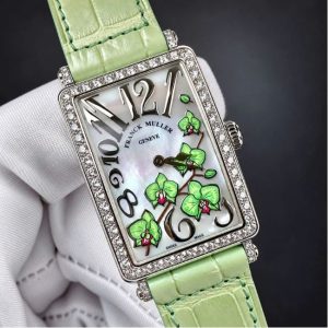 Franck Muller 952QZ xà cừ Dial hoạ tiết hoa 6