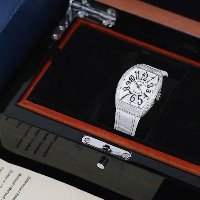 Franck Muller V32 kim cương zin Automatic 1 Franck Muller V32 kim cương zin Automatic 1