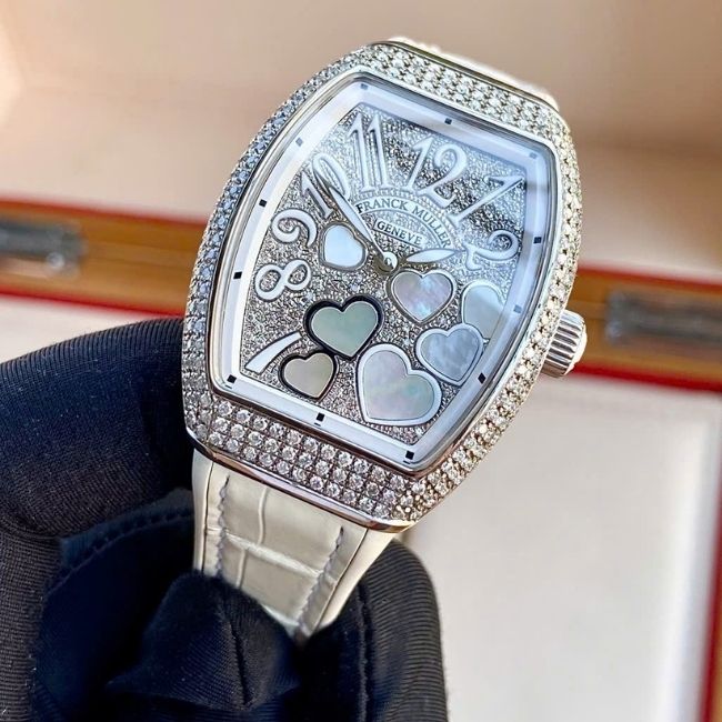 Franck Muller Vanguard Lady Diamond V32 QZ 4 Franck Muller Vanguard Lady Diamond V32 QZ 4