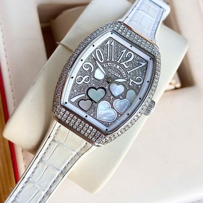 Franck Muller Vanguard Lady Diamond V32 QZ 7 Franck Muller Vanguard Lady Diamond V32 QZ 7