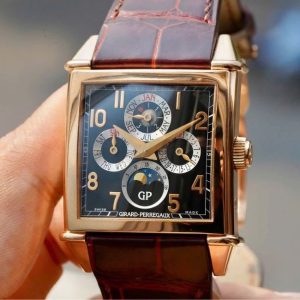 GP 90290 Perpetual Calendar Tank Vàng hồng 18k 1