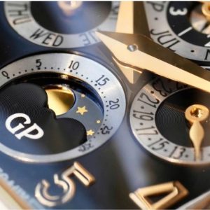GP 90290 Perpetual Calendar Tank Vàng hồng 18k 2