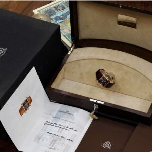 GP 90290 Perpetual Calendar Tank Vàng hồng 18k 4