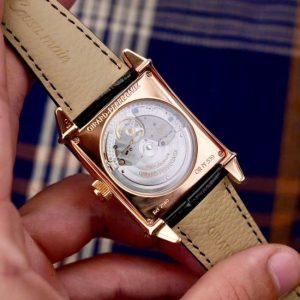 GP Vintage 1945 Grande Date Moonphase Blue Dial Vàng hồng 18k 3