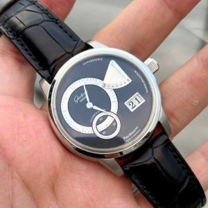Glashütte Original PanoReserve Platinum Black Dial 65-01-03-03-04 5