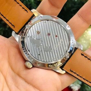 Glashütte PanoInverse mặt xám Skeleton 42mm 4