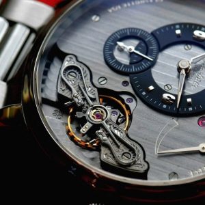 Glashütte PanoInverse mặt xám Skeleton 42mm 6