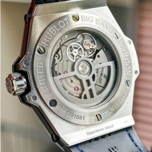 Hublot Big Bang One Click Sang Bleu Steel Blue Diamonds 39mm 3