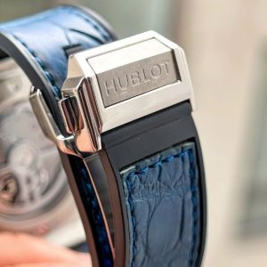 Hublot Big Bang One Click Sang Bleu Steel Blue Diamonds 39mm 5