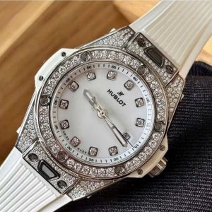 Hublot Big Bang One Click Steel White Pavé 33mm 485.SE.2210.RW.1604 2