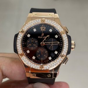 Hublot BigBang Shiny RoseGold Diamonds Zin 41mm 3