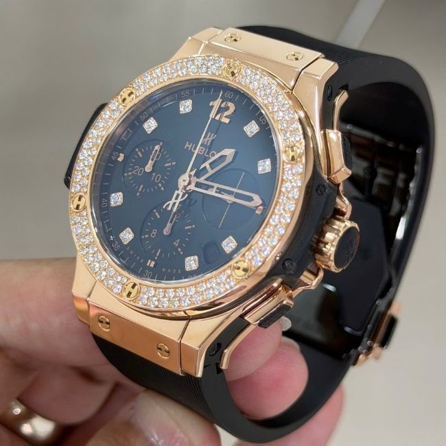 Hublot BigBang Shiny RoseGold Diamonds Zin 41mm 4 Hublot BigBang Shiny RoseGold Diamonds Zin 41mm 4