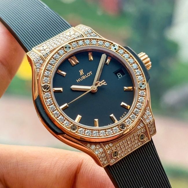 Hublot Classic 18k Diamond zin hãng 33mm 6 Hublot Classic 18k Diamond zin hãng 33mm 6