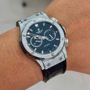 Hublot Classic Chronograph Titanium Pavé 42mm 541.NX.1171.LR.1704 1