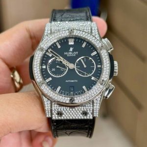 Hublot Classic Chronograph Titanium Pavé 42mm 541.NX.1171.LR.1704 2