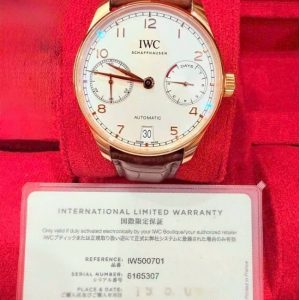 IWC Portugieser tích cót 7 ngày - Vàng hồng 18k 1