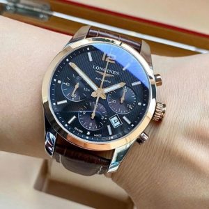 Longines Conquest Classic Chronograph L2.786.5.56.3 Black Dial 6