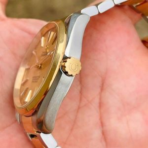 Omega Aqua Terra 41.5mm Champagne Demi 18k 3