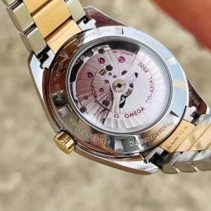 Omega Aqua Terra 41.5mm Champagne Demi 18k 6