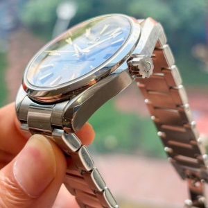 Omega Aqua Terra Blue Master 41.5mm - kim cọc vàng 18k 23