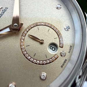 Omega Aqua Terra Dial vân cát Diamond 5