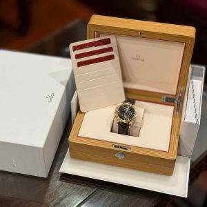 Omega Chronoscope GMT 18k Red Gold 44mm 2