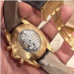 Omega Chronoscope GMT 18k Red Gold 44mm 4