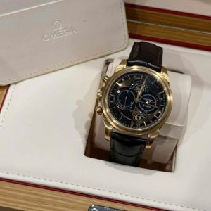 Omega Chronoscope GMT 18k Red Gold 44mm 6
