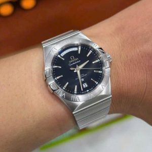 Omega Constellation Co-Axial 38mm mặt số đen 2
