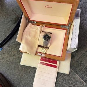 Omega Constellation Co-Axial 38mm mặt số đen 7
