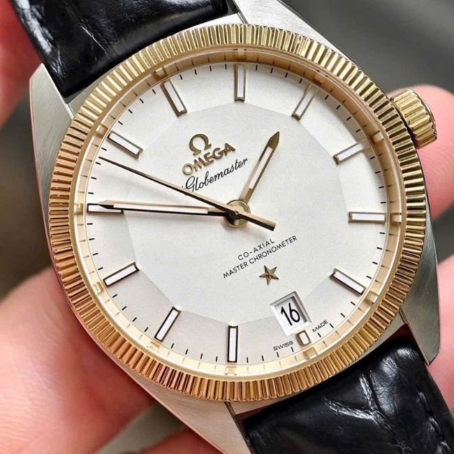 Omega Constellation Globemaster Co-Axial Master Chronometer Demi vàng 18k 1 Omega Constellation Globemaster Co-Axial Master Chronometer Demi vàng 18k 1