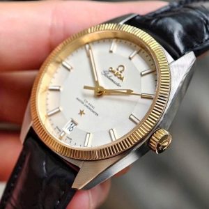 Omega Constellation Globemaster Co-Axial Master Chronometer Demi vàng 18k 3