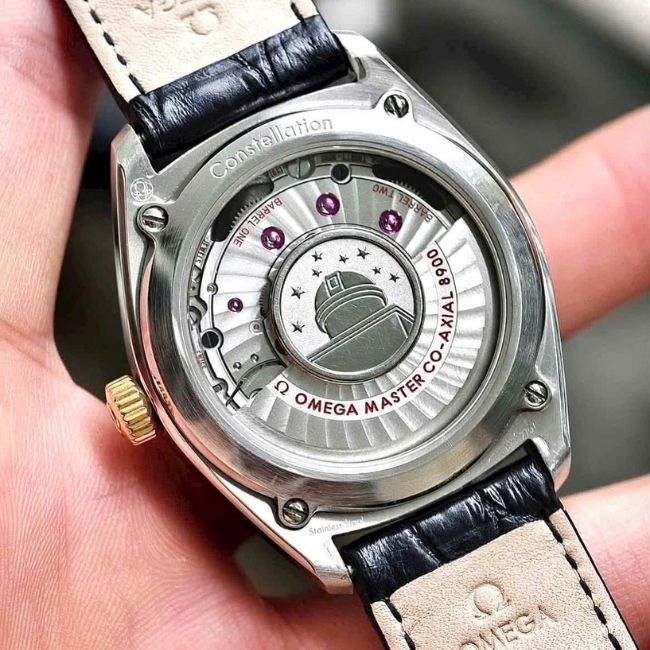 Omega Constellation Globemaster Co-Axial Master Chronometer Demi vàng 18k 4 Omega Constellation Globemaster Co-Axial Master Chronometer Demi vàng 18k 4