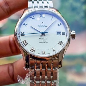 Omega DeVille Co-Axial 41mm White Dial 2