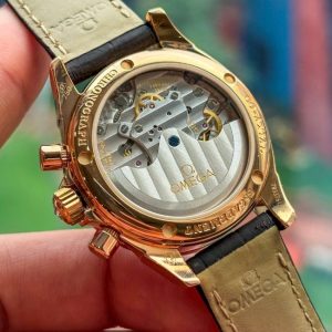Omega DeVille Co-Axial Chronograph Diamond Au750 18k 35mm 3