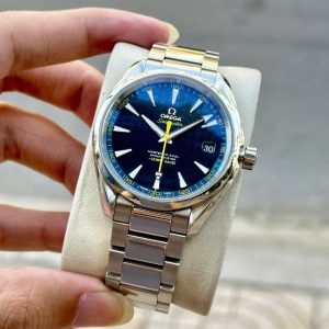 Omega James Bond Spectre Blue Dial vân Dynamic Pattern 4