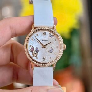 Omega Prestige Dial Bướm 18k Diamond 1