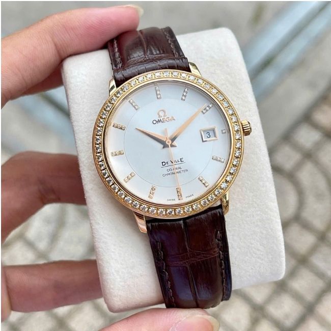 Omega Prestige Vàng hồng 18k 36.5mm 1 Omega Prestige Vàng hồng 18k 36.5mm 1