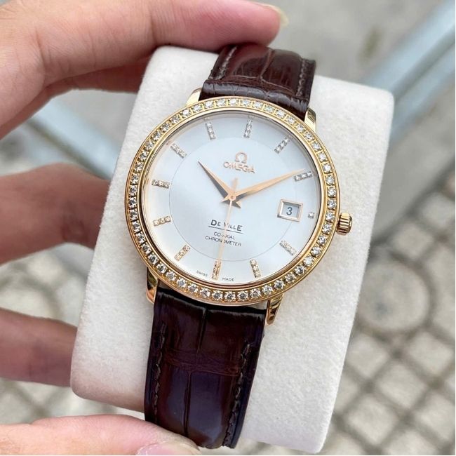 Omega Prestige Vàng hồng 18k 36.5mm 6 Omega Prestige Vàng hồng 18k 36.5mm 6