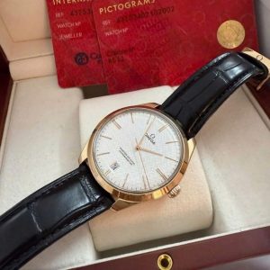 Omega Trésor vàng hồng 18k - cót tay 2