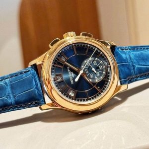 PP 5905R Flyback Chronograph Annual Calendar Blue Dial 4
