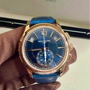 PP 5905R Flyback Chronograph Annual Calendar Blue Dial 6