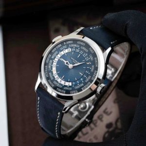 Patek Philippe Complications World Time Platinum Blue Dial 5230P-001 1